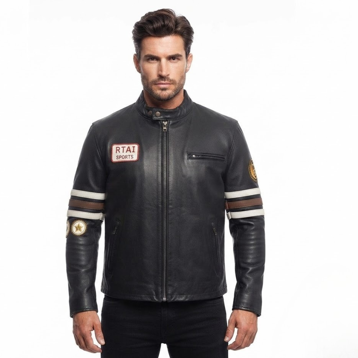 Vintage Motorcycle Jacket – House TV Replica Design