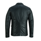Vintage Leather Blazer Mens Classic Life on Mars-Inspired Style