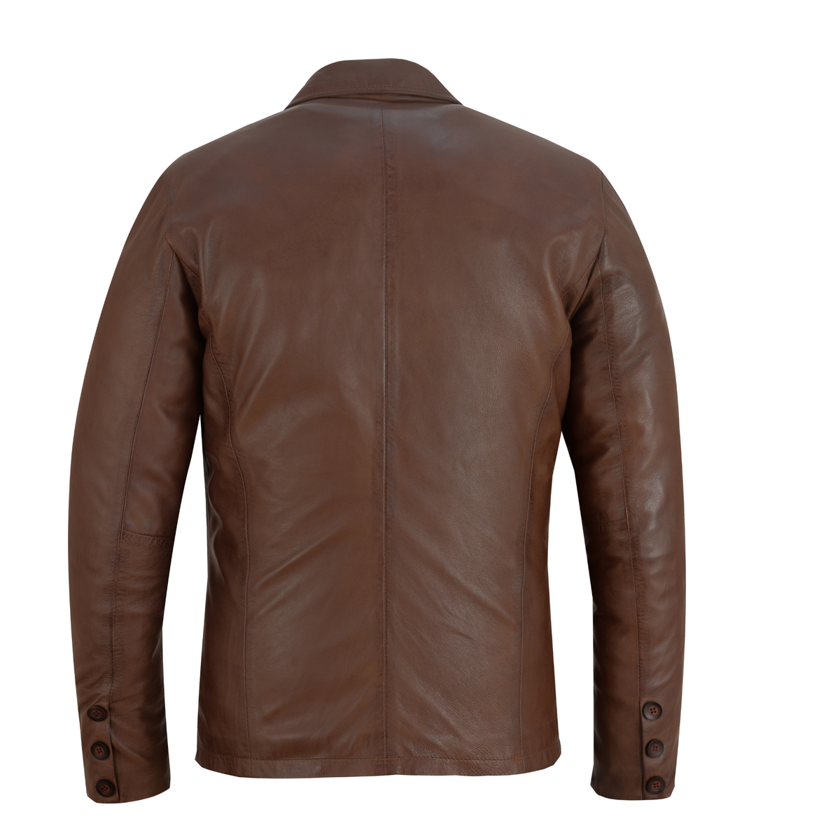 Vintage Leather Blazer Mens Classic Life on Mars-Inspired Style