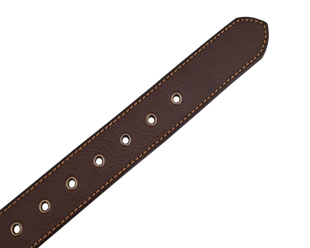 Best Leather Belts for Men with Skull and Pyramid Studs