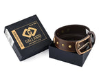 Best Leather Belts for Men with Skull and Pyramid Studs