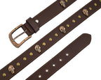 Best Leather Belts for Men with Skull and Pyramid Studs
