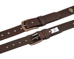 Best Leather Belts for Men with Skull and Pyramid Studs