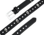 Best Leather Belts for Men with Skull and Pyramid Studs