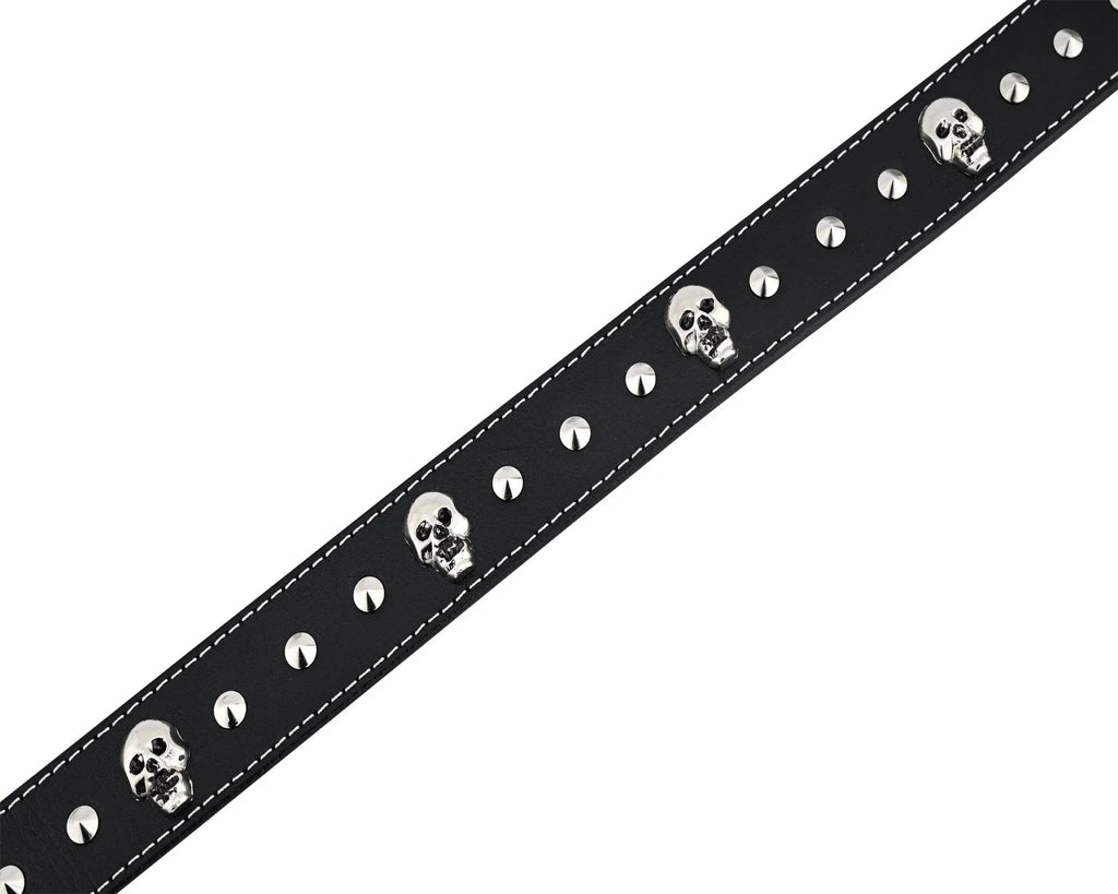 Best Leather Belts for Men with Skull and Pyramid Studs