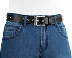 Best Leather Belts for Men with Skull and Pyramid Studs