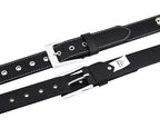Best Leather Belts for Men with Skull and Pyramid Studs