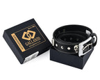 Best Leather Belts for Men with Skull and Pyramid Studs