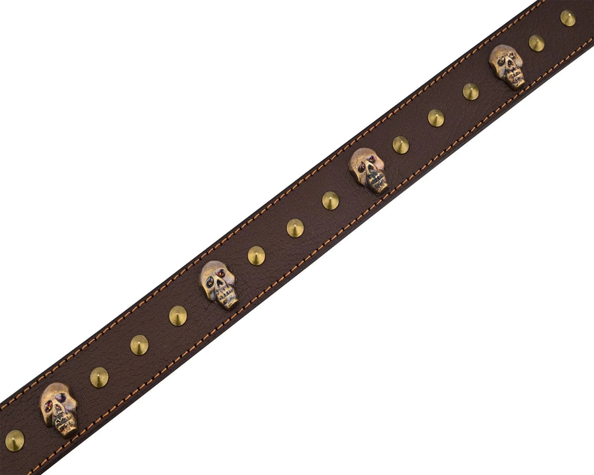 Best Leather Belts for Men with Skull and Pyramid Studs