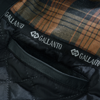 Men’s Leather Blazer with Double-Breasted Military Styling