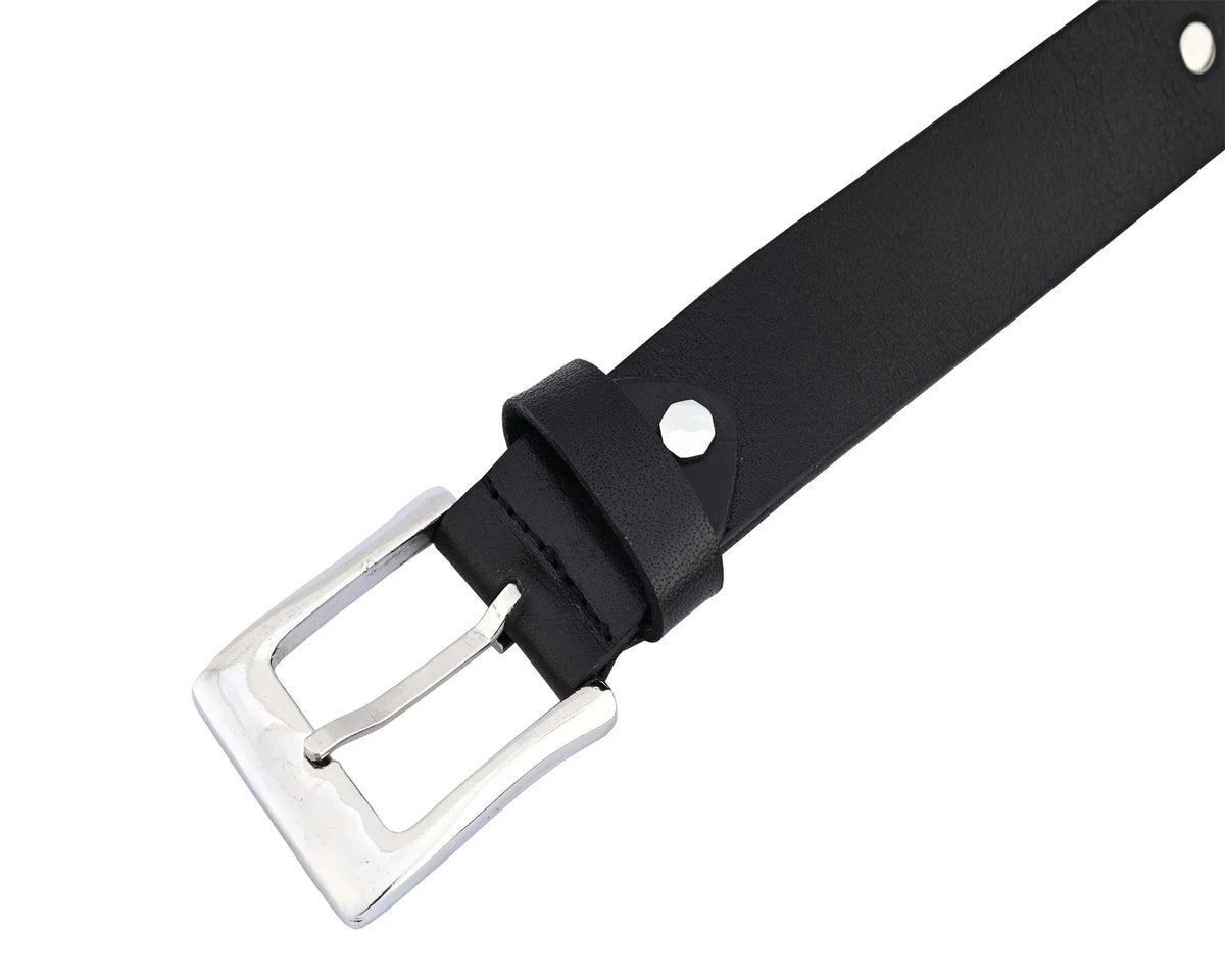 Male Designer Belts with Western Laced Concho Detail