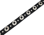 Male Designer Belts with Western Laced Concho Detail