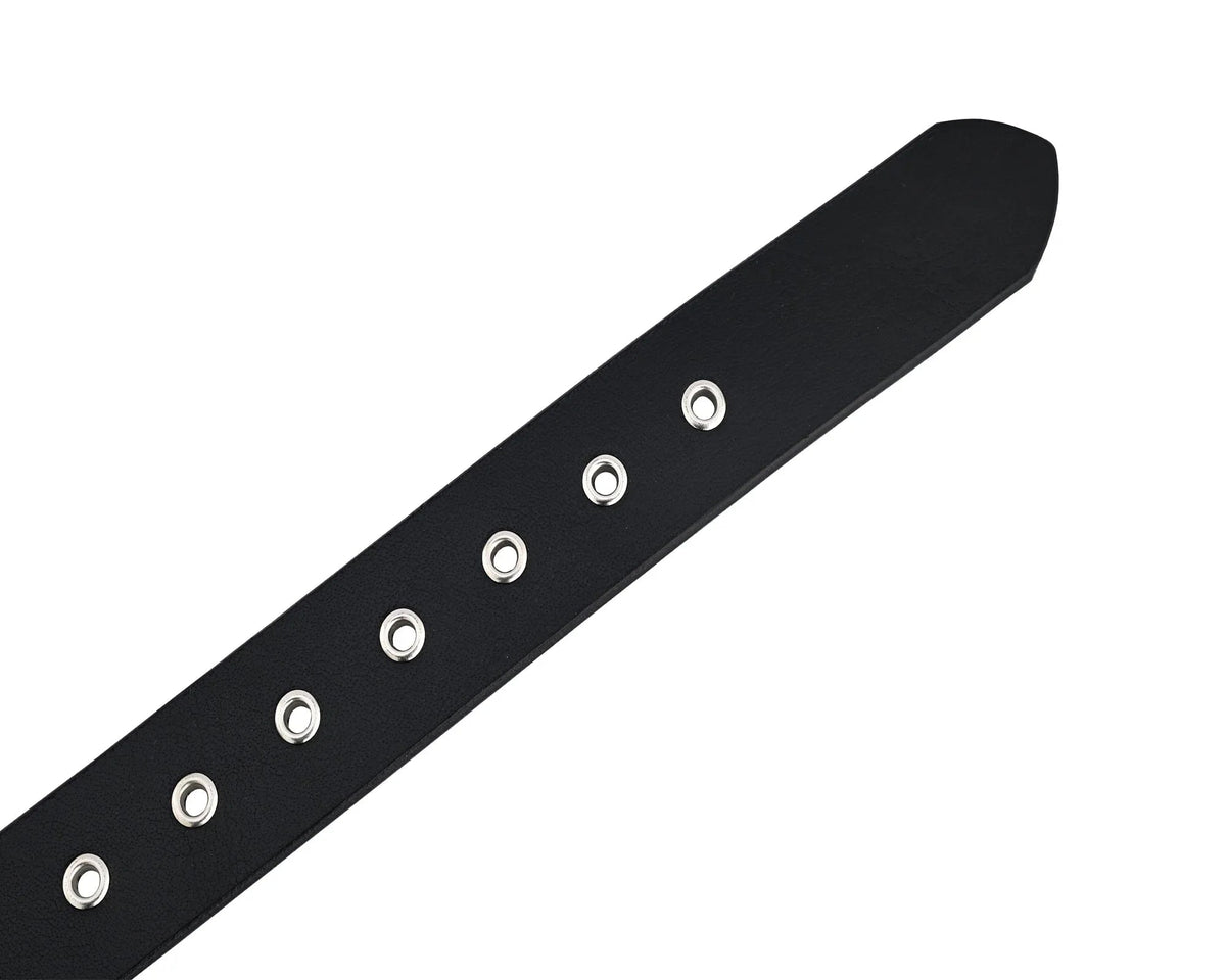 Male Designer Belts with Western Laced Concho Detail