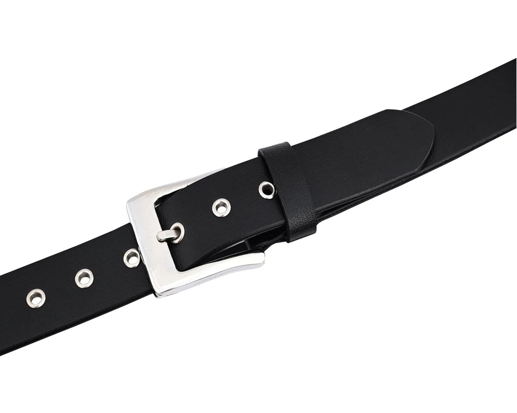 Male Designer Belts with Western Laced Concho Detail