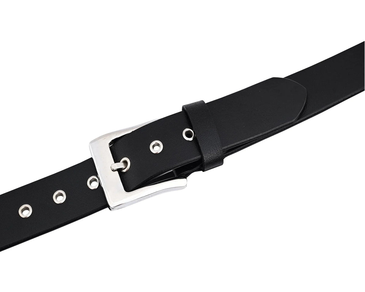 Male Designer Belts with Western Laced Concho Detail