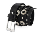 Male Designer Belts with Western Laced Concho Detail