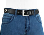 Male Designer Belts with Western Laced Concho Detail