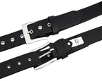 Male Designer Belts with Western Laced Concho Detail