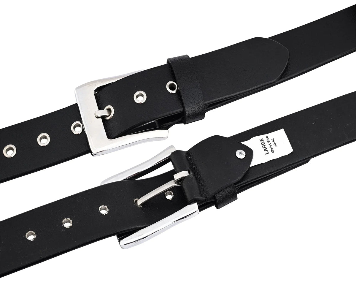 Male Designer Belts with Western Laced Concho Detail