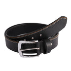 Gallanto Male Belts with Smart Double-Stitch Genuine Leather Design