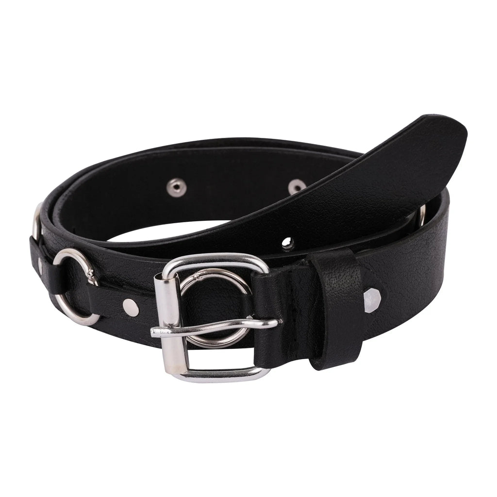 Men’s Belts for Jeans with Bold O-Ring Strapped Design