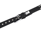 Men’s Western Belts with Chrome Stars and Metal Studs