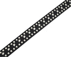 Men’s Western Belts with Chrome Stars and Metal Studs