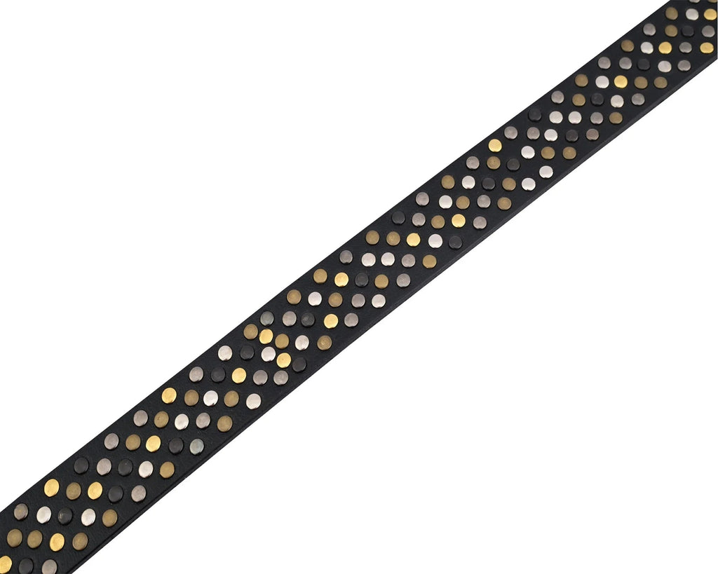 Luxury Belts for Men with a Multi-Rivet Studded Finish