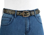 Luxury Belts for Men with a Multi-Rivet Studded Finish