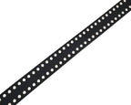 Men’s Western Leather Belts with Double Silver Rivets