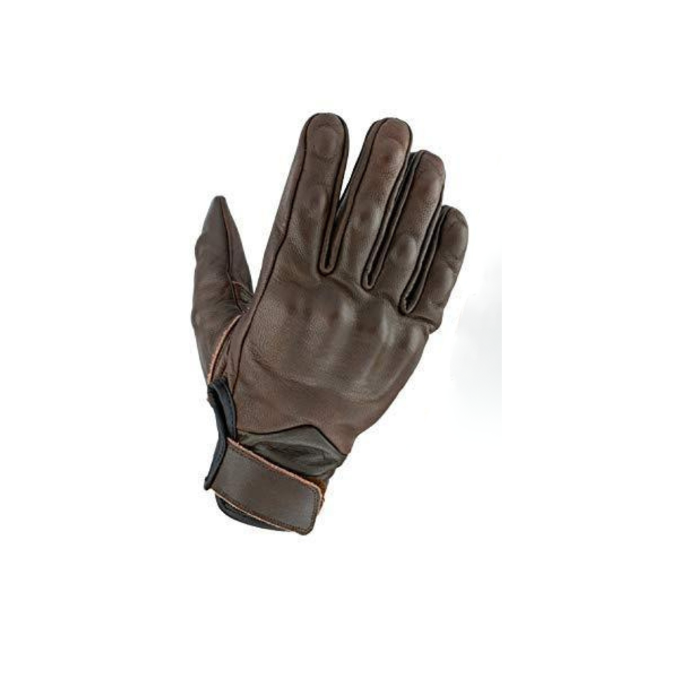 Motorcycle Gloves Vintage Style with Hard Armor Protection