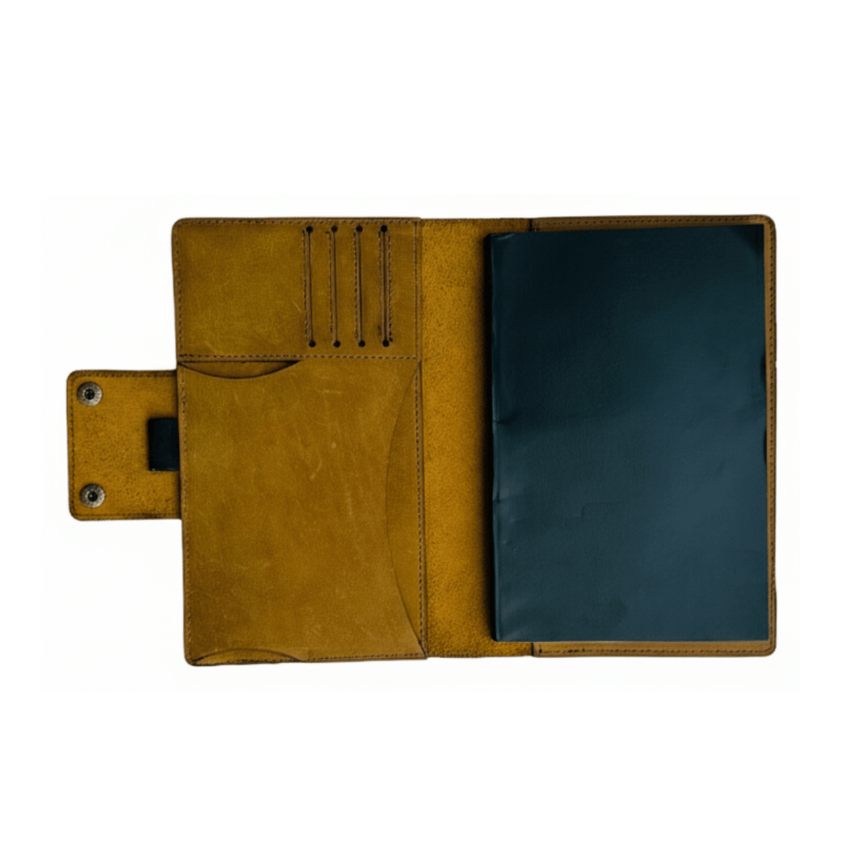Leather Journal Cover with A5 Refillable Full-Grain Design