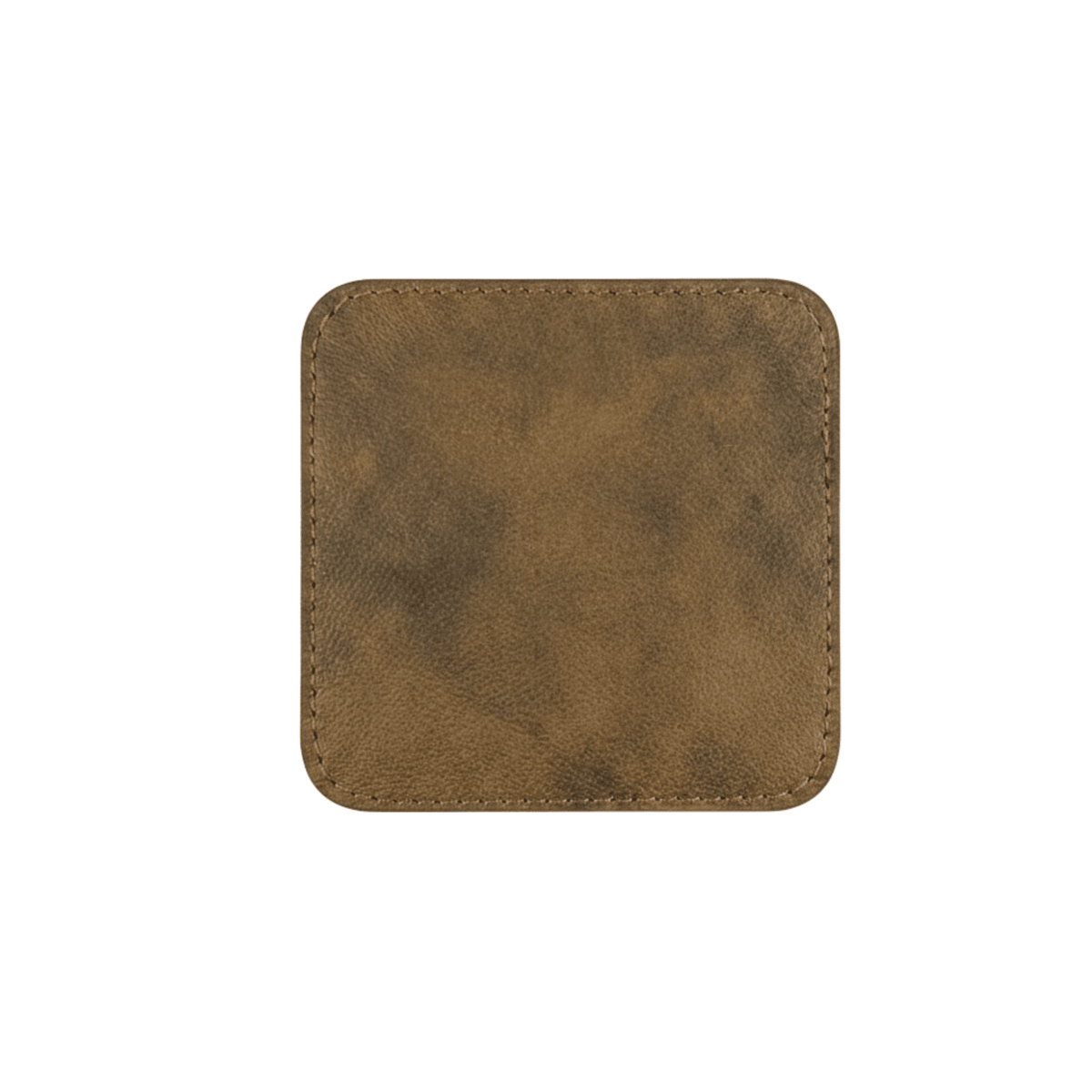 Beverage Coasters Set with Matching Leather Holder for Drinks