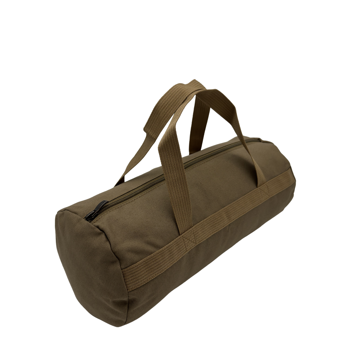 Canvas Tool Bag with Reinforced Handles and Full-Length Zipper