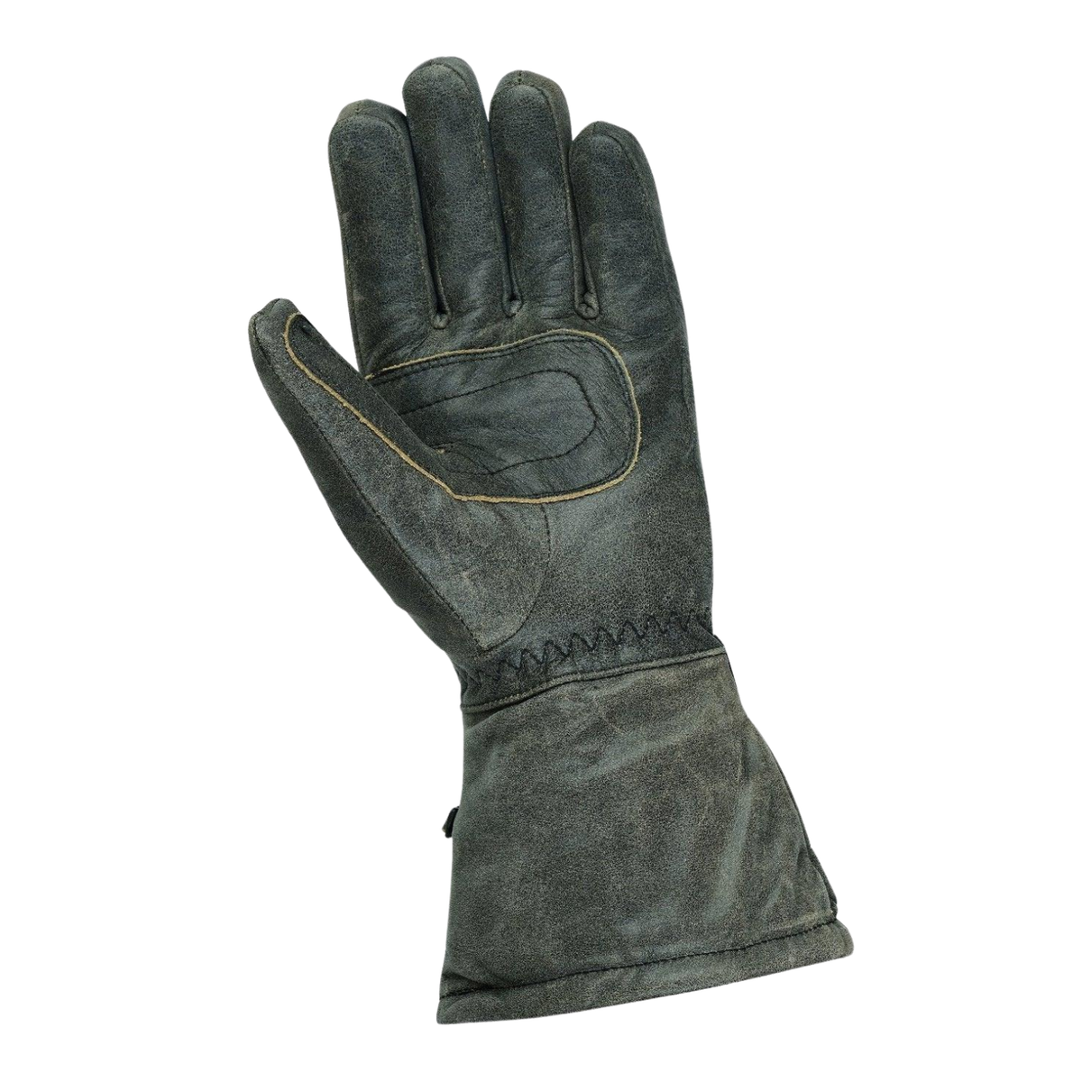 Biker Leather Gloves with Waterproof Thermal Protection