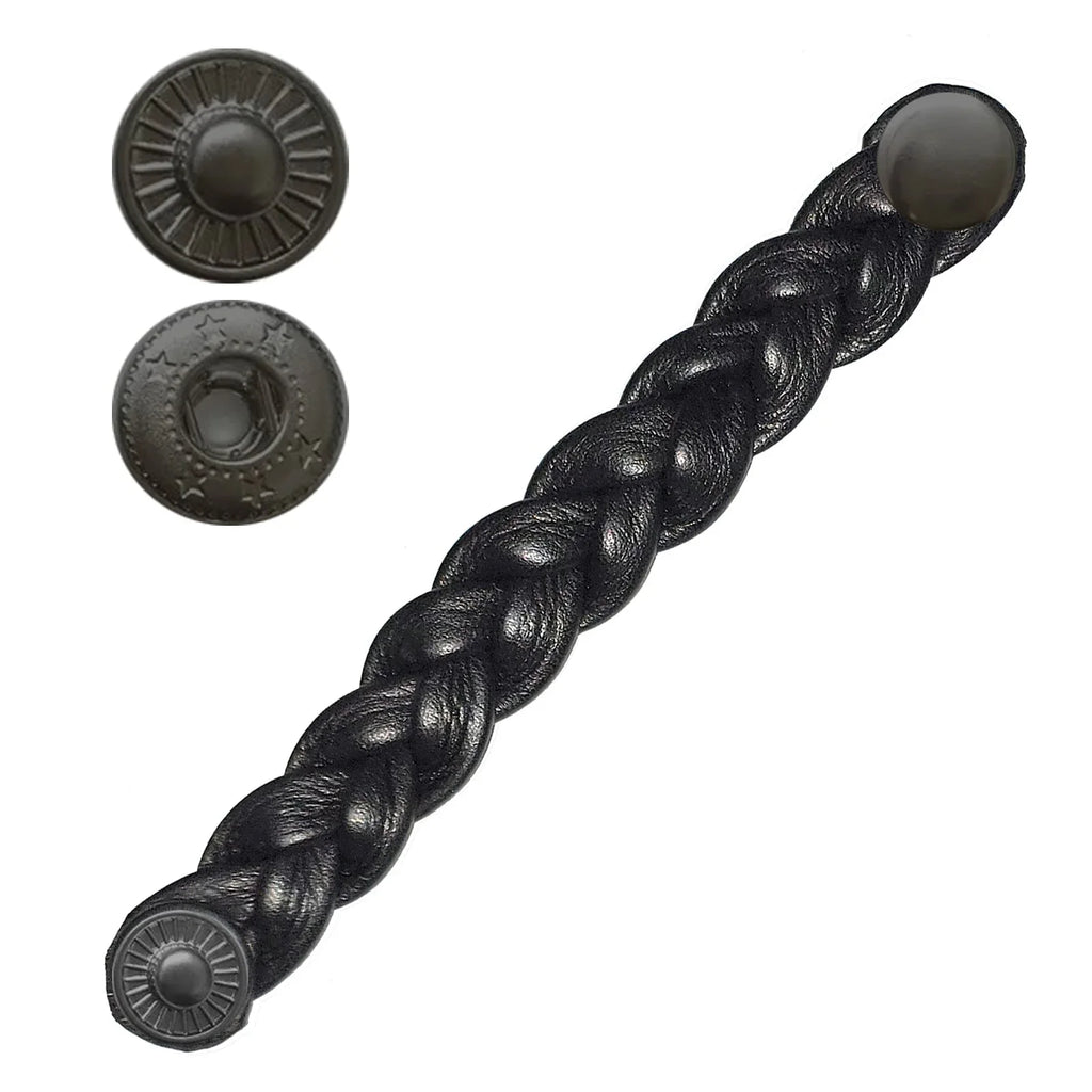 Vest Extenders Leather for 5-Inch Braided Motorcycle Vest Comfort