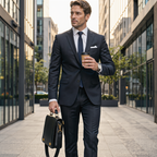 Leather Bag Men Laptop Messenger for Work, Travel & University