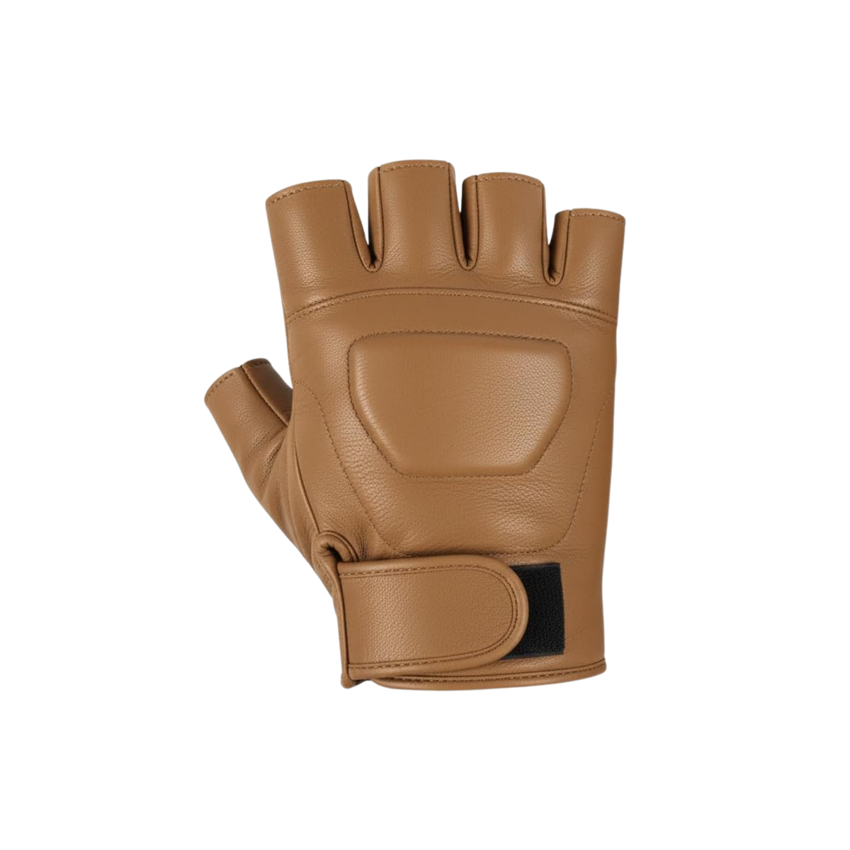 Fingerless Leather Gloves for Men in Nappa Leather