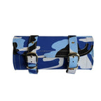 Camo Leather Tool Bag with Hidden Clasps
