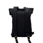 Canvas Backpack with Laptop Pocket, Buckle Closure and Six Pockets