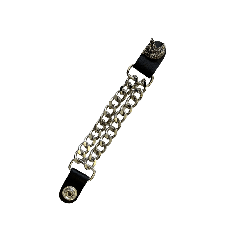 Leather Vest Extenders for Men with 7-Inch Double Chain Design