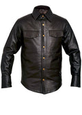 Full Sleeve Genuine Mens Leather Shirts