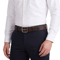 Men's Leather Belts with Distinctive Crazy Holes Design