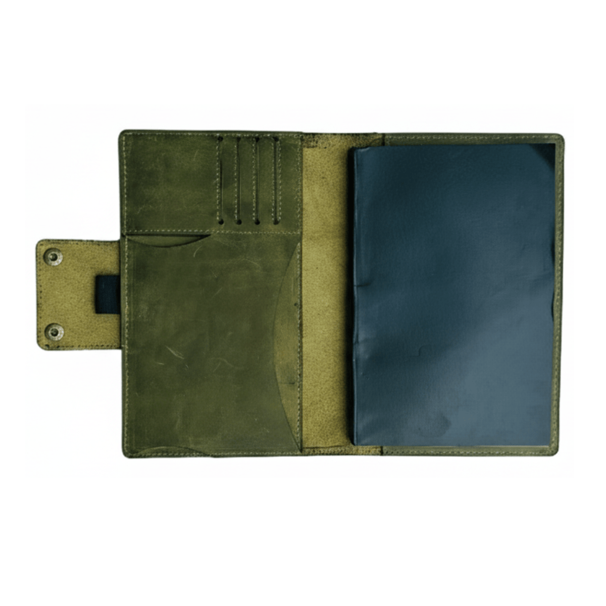 Leather Journal Cover with A5 Refillable Full-Grain Design