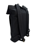 Canvas Backpack with Laptop Pocket, Buckle Closure and Six Pockets