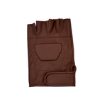 Fingerless Leather Gloves for Men in Nappa Leather