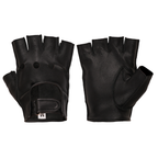 Fingerless Leather Gloves for Men in Nappa Leather