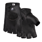 Fingerless Leather Gloves for Men in Nappa Leather