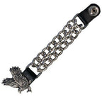Leather Vest Extenders for Men with 7-Inch Double Chain Design