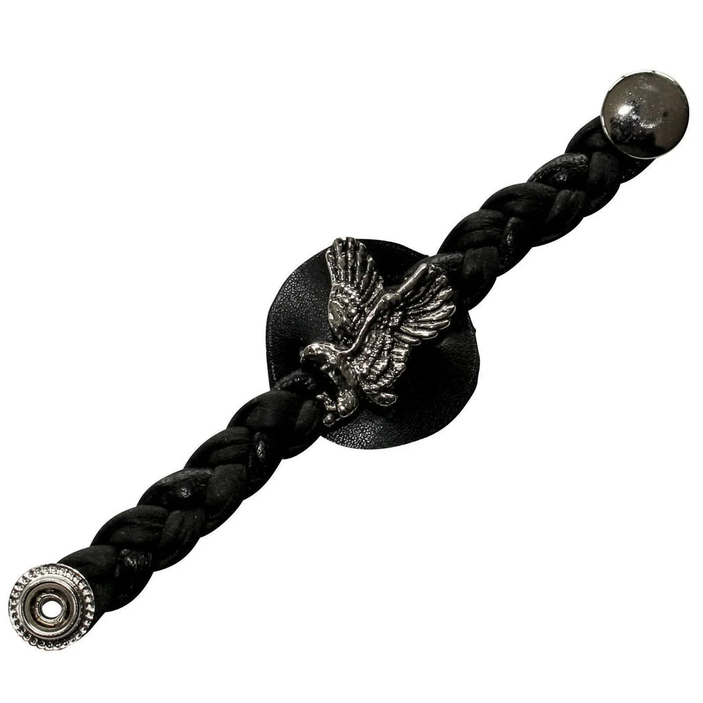 Vest Extenders Leather for 5-Inch Braided Motorcycle Vest Comfort